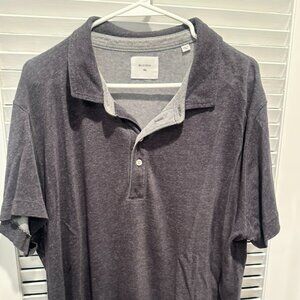 Billy Reid Men's SS Gray Polo.  XXL